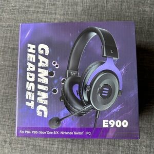 E900 / EKSA GSMING HEADSET WITH MICROPHONE PURPLE